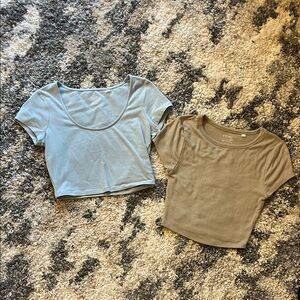 PAC Sun Cropped Shirt bundle! Size small